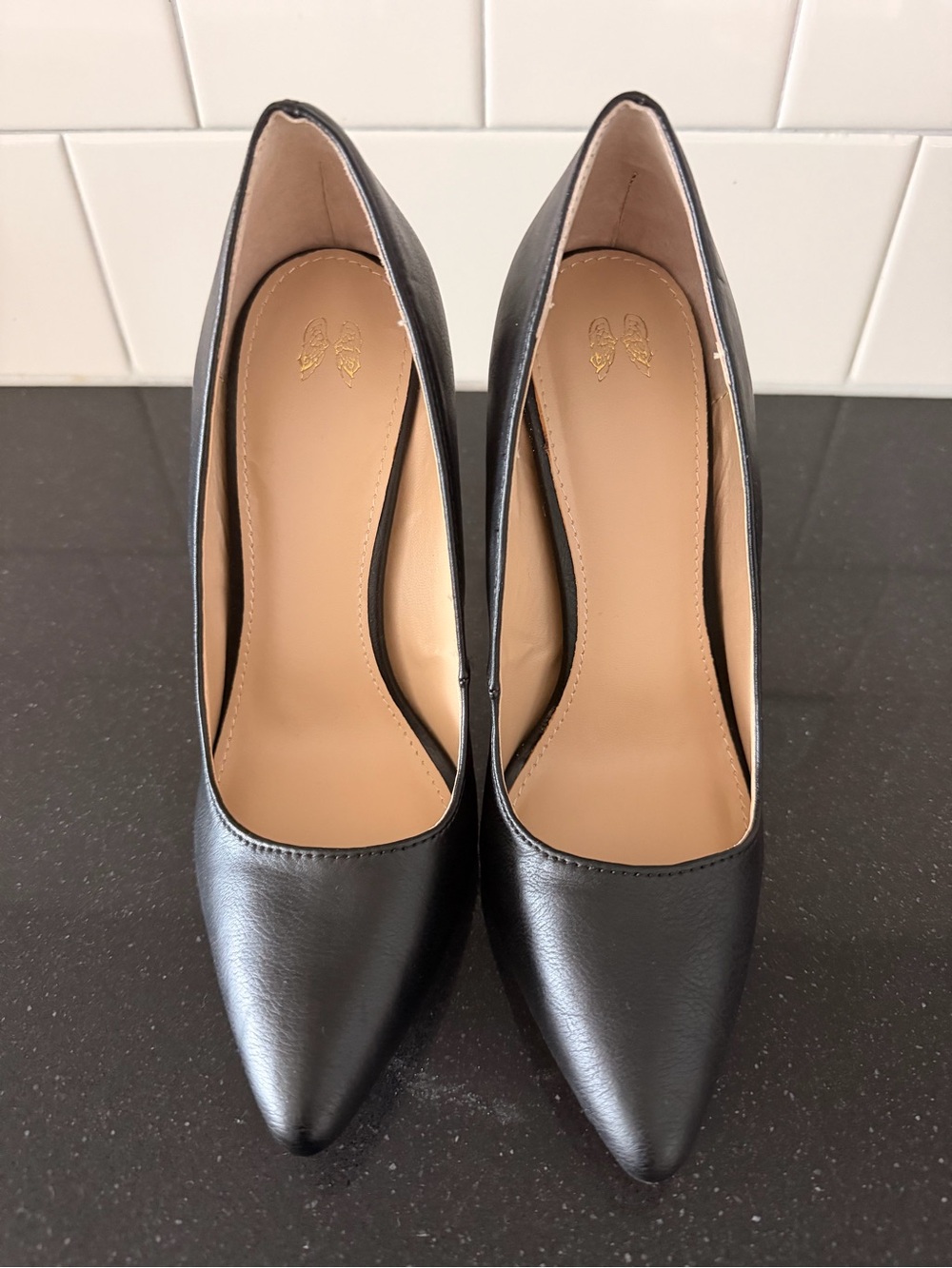 Victoria's Secret Black Pointed Toe Pumps
